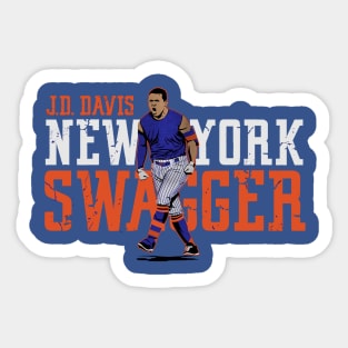 J.D. Davis Swagger Sticker